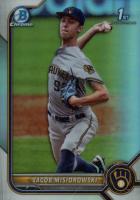 2022 Bowman Draft #BDC132 Jacob Misiorowski Chrome-Refractor Baseball Card