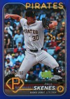 2024 Topps Chrome Update #USC27 Paul Skenes Purple Refractor Baseball Card