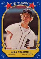 1981 Fleer Star Stickers #89 Alan Trammell Baseball Card