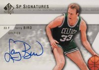 2003 SP Authentic SP Signatures #LB-A Larry Bird Basketball Card