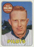 1969 Topps #451w Rich Rollins (White Letters) Baseball Card