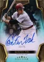 2024 Topps Five Star Autographs #FSACF Carlton Fisk Aqua Baseball Card