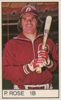1983 All-Star Game Program Inserts-Hand Cut # Pete Rose Baseball Card