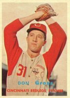 1957 Topps #341 Don Gross Baseball Card