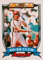 1989 Ames 20/20 Club #27 Mike Schmidt Baseball Card