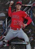 2018 Topps High Tek #HT-SO Shohei Ohtani Magma Diffractor Baseball Card