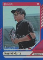 2024 Panini Donruss #28 Noelvi Marte Blue Baseball Card