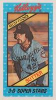 1980 Kellogg's #10 Bruce Sutter Baseball Card