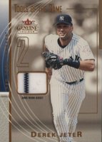 2004 Fleer Genuine Insider Tools of the Game #TG-DJ Derek Jeter Jersey Baseball Card