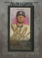2020 Topps Allen & Ginter X Mini Autographs #MAFT Fernando Tatis Jr. Silver-Gold Ink Baseball Card