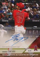 2018 Topps Now  #692A Shohei Ohtani Autograph Baseball Card