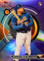 2023 Topps Finest #86 Francisco Alvarez Purple Baseball Card