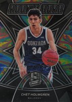 2022 Panini Chronicles Draft Picks Spectra Rookie Aura #RACHE Chet Holmgren Basketball Card