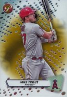 2023 Topps Pristine #27 Mike Trout Gold Baseball Card