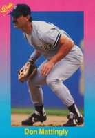 1989 Classic #5 Don Mattingly Baseball Card