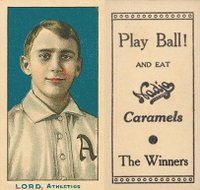 1910 Nadja Philadelphia Athletics # Bris Lord Baseball Card