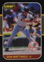 1987 Leaf #150 Don Mattingly Baseball Card