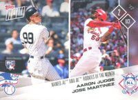 2017 Topps Now  #682 Aaron Judge/Jose Martinez Baseball Card