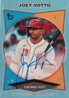 2023 Topps Brooklyn Collection Autograph #JV Joey Votto Blue Baseball Card