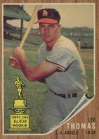 1962 Topps #154GT Lee Thomas Green Tint Baseball Card