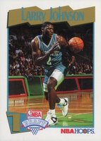 1991 Hoops #546 Larry Johnson Basketball Card
