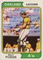 1974 Topps #420 Ray Fosse Baseball Card