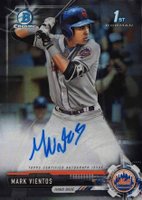 2017 Bowman Draft Chrome Draft Picks Autographs  #CDAMV  Mark Vientos Baseball Card