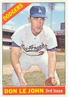 1966 Topps #41 Don LeJohn Baseball Card