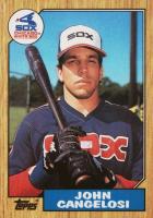 1987 Topps Tiffany #201 John Cangelosi Baseball Card