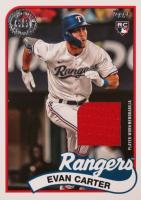 2024 Topps 1989 Topps Baseball Relics #89R2EC Evan Carter Series 2 Baseball Card