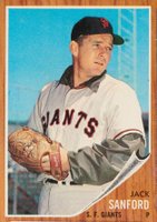 1962 Topps #538 Jack Sanford Baseball Card