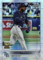2022 Topps Chrome #35 Wander Franco Prism Refractor Baseball Card