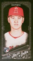 2018 Topps Allen & Ginter X  #100 Shohei Ohtani Black Mini Baseball Card