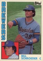 1984 Topps Tiffany #738 Bill Schroeder Baseball Card