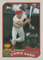 1989 Topps #490 Chris Sabo Baseball Card