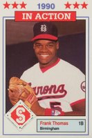 1990 Donn Jennings Southern League All-Stars #44 Frank Thomas Baseball Card