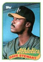 1989 Topps #145 Dave Stewart Baseball Card