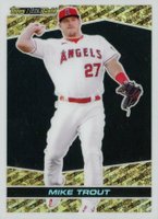 2021 Topps Chrome Update Black Gold #BGC3 Mike Trout Baseball Card