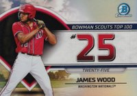 2023 Bowman Scouts' Top 100 #BTP25 James Wood Baseball Card