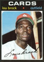 1971 Topps #625 Lou Brock Baseball Card