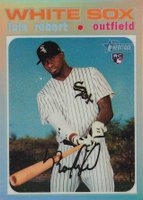 2020 Topps Heritage #512 Luis Robert Chrome-Refractor Baseball Card