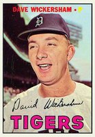 1967 Topps #112 Dave Wickersham Baseball Card