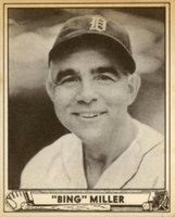 1940 Play Ball #137 Bing Miller Baseball Card