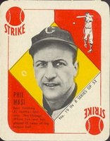 1951 Topps Blue Backs #19 Phil Masi Baseball Card