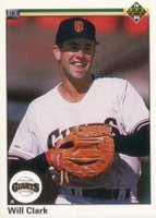 1990 Upper Deck #556 Will Clark Baseball Card