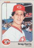 1983 Fleer #590 Greg Harris Baseball Card
