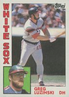 1984 Topps #20 Greg Luzinski Baseball Card