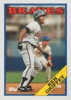 1988 Topps #443 Ken Griffey Baseball Card
