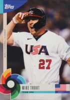 2023 Topps World Baseball Classic Global Stars #23 Mike Trout Baseball Card