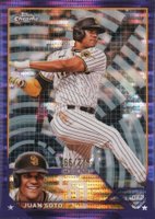 2023 Topps Chrome #100 Juan Soto Purple Sonar Refractor Baseball Card